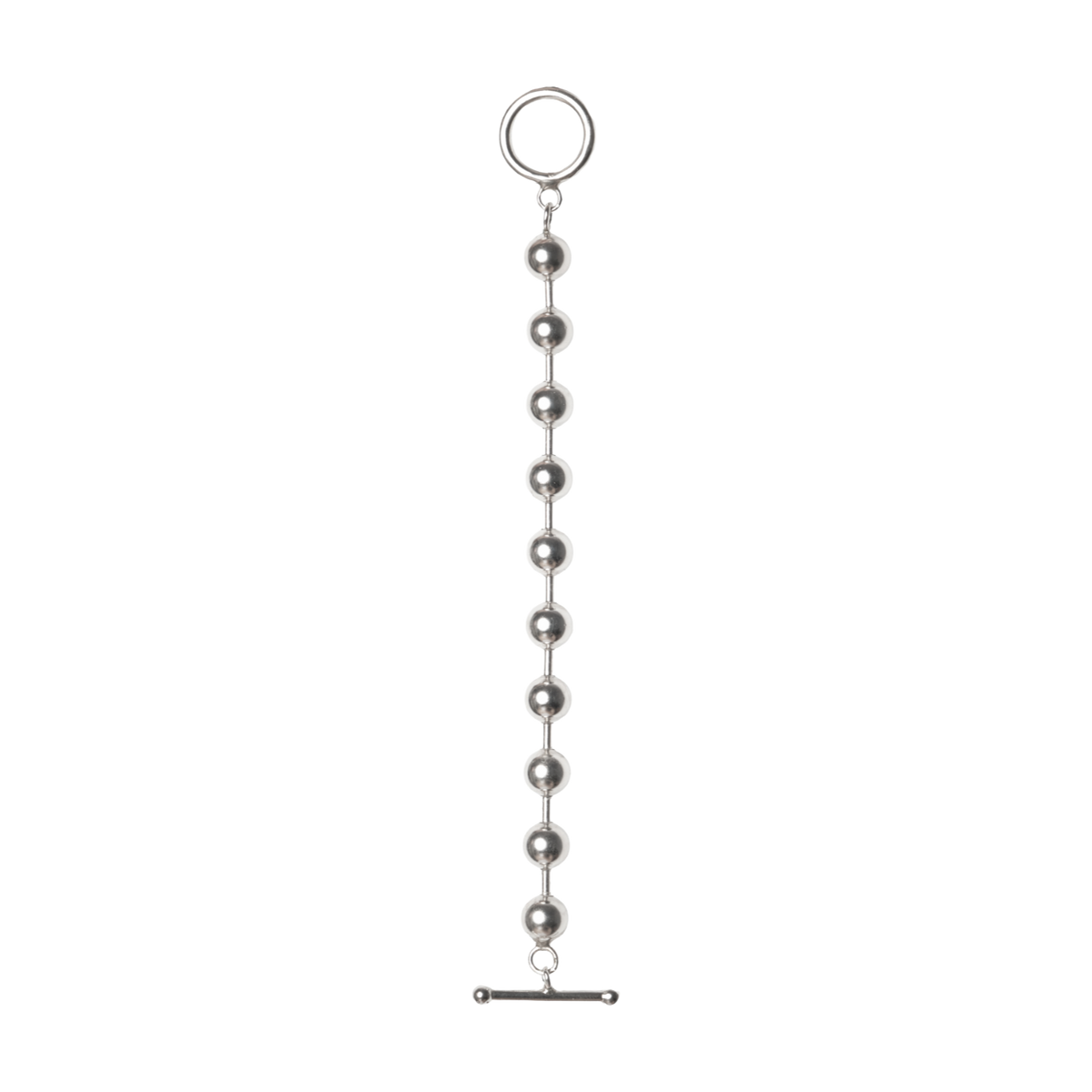 Boules Métalliques Mono Earring