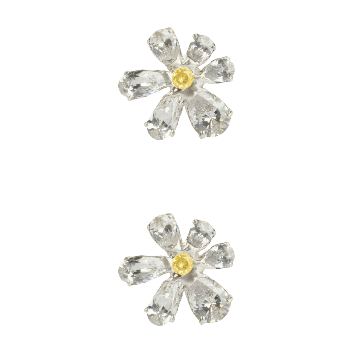 Crystal Fleur Earrings
