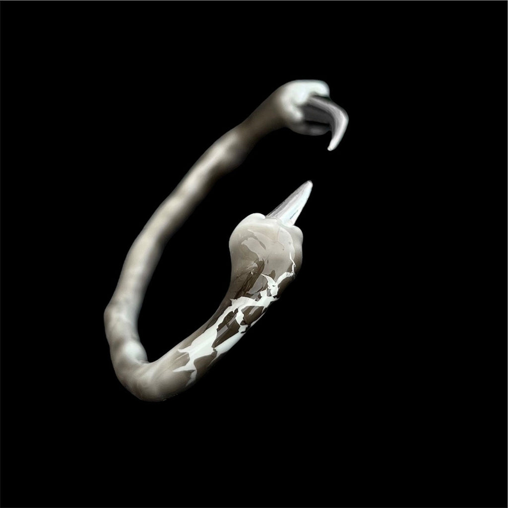 White Bracelet with Spikes