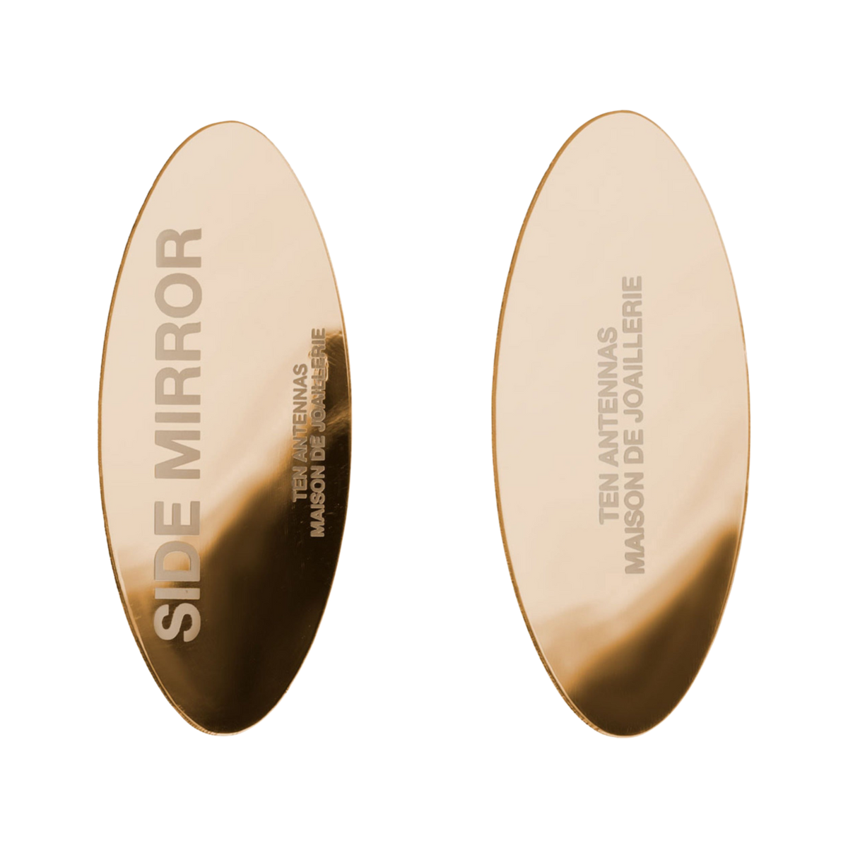 Le Miroir Ovale Gold Earring