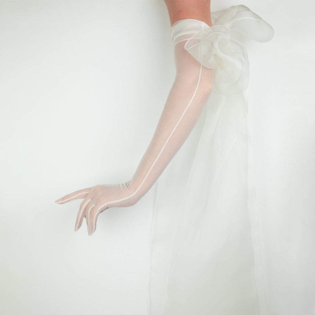 Sofia White Gloves