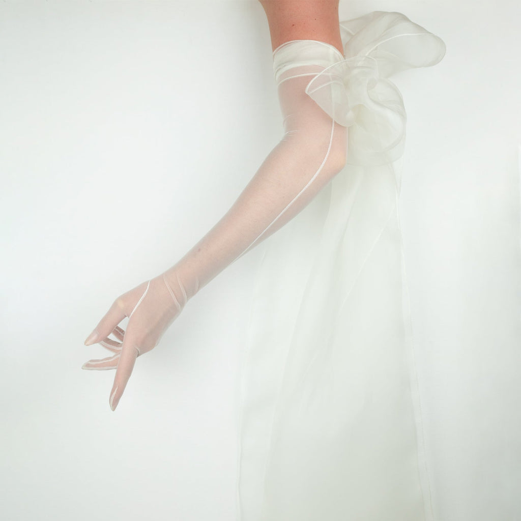 Sofia White Gloves