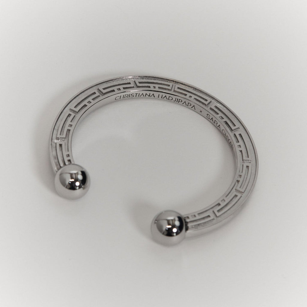 Silver Piercing  Bangle