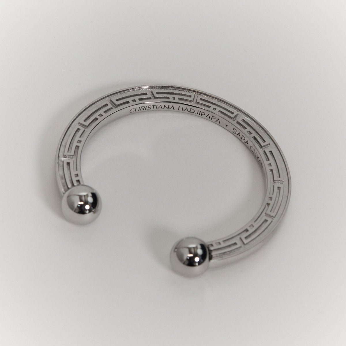Silver Piercing  Bangle
