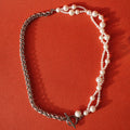 Chain And Pearl Necklace