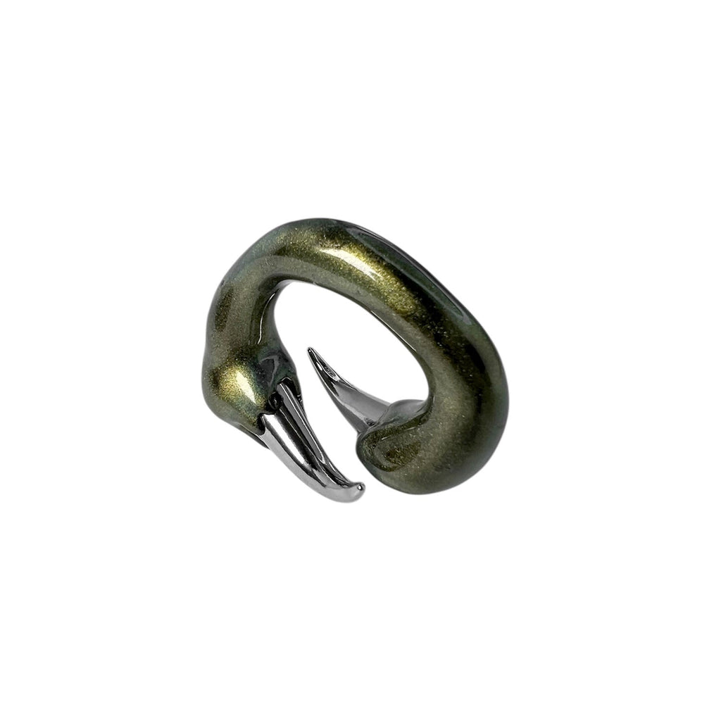 Green Ring with Spikes