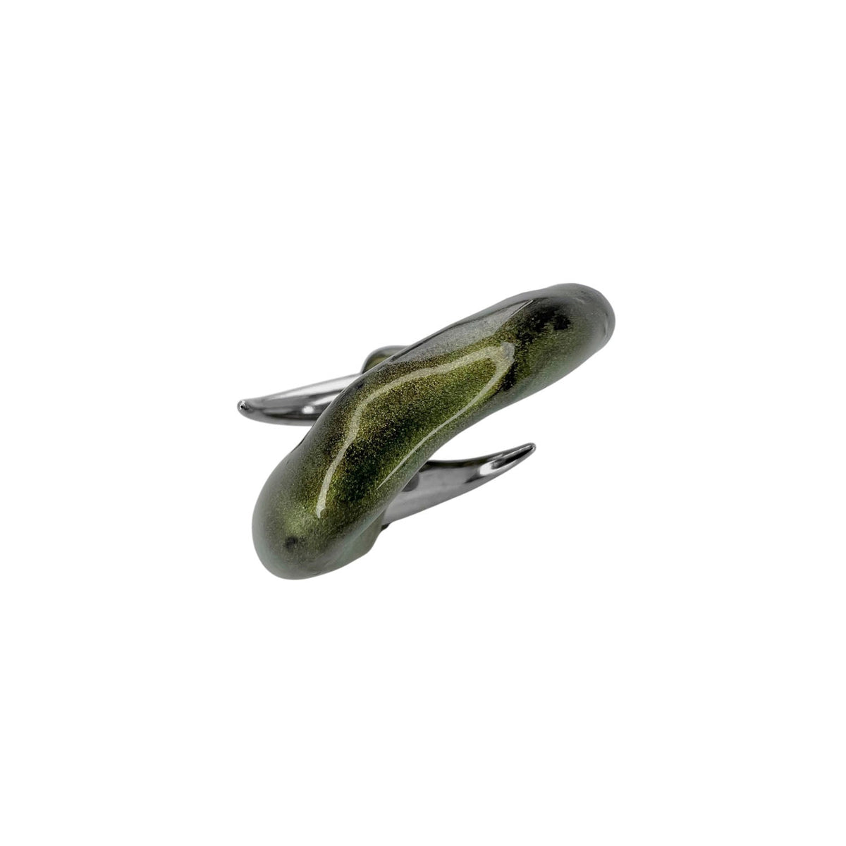 Green Ring with Spikes