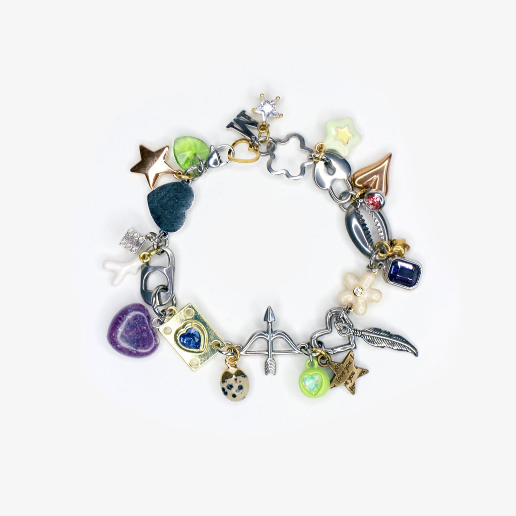 Rosy Charm Bracelet