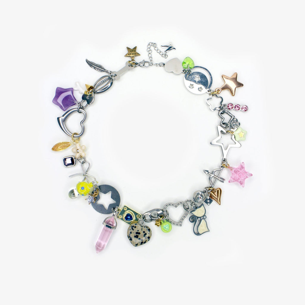 Rosy Charm Necklace