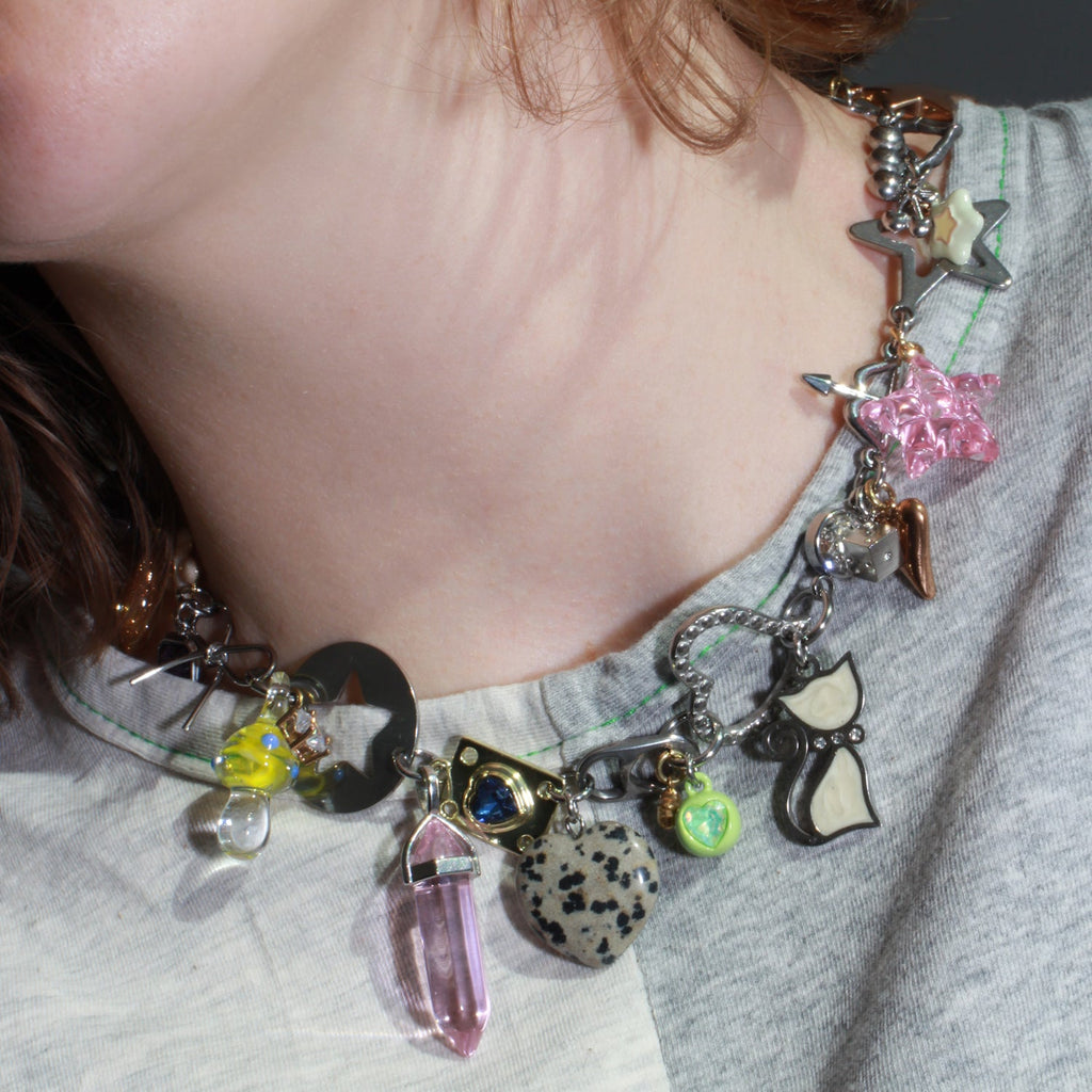 Rosy Charm Necklace