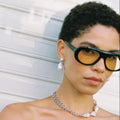 Baroque Pearl And Chain Necklace