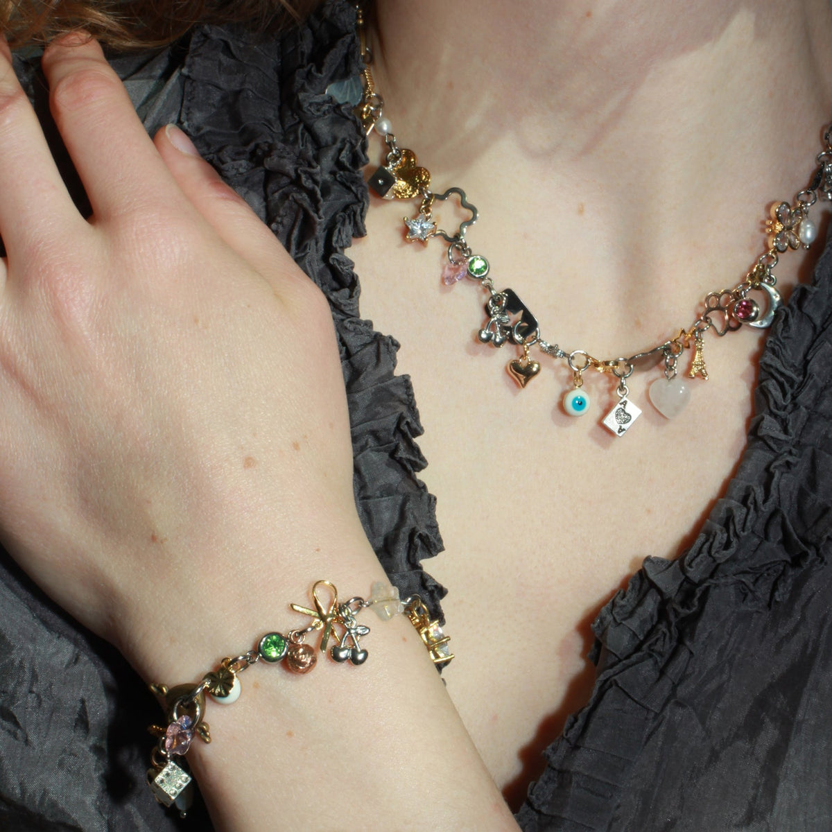 Wispy Charm Bracelet