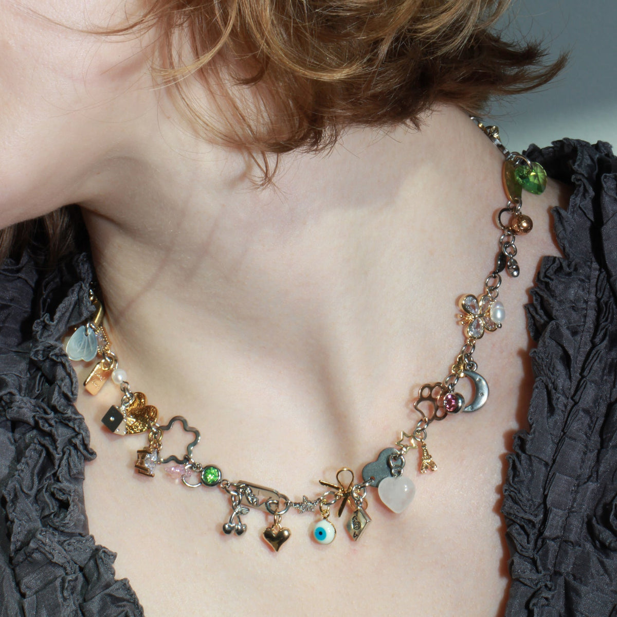 Wispy Charm Necklace